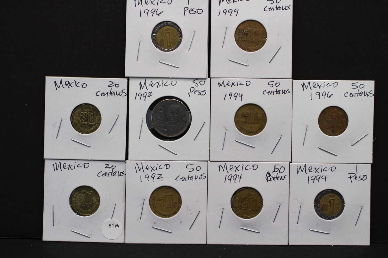 10 Mexico Coins (1 of 6)