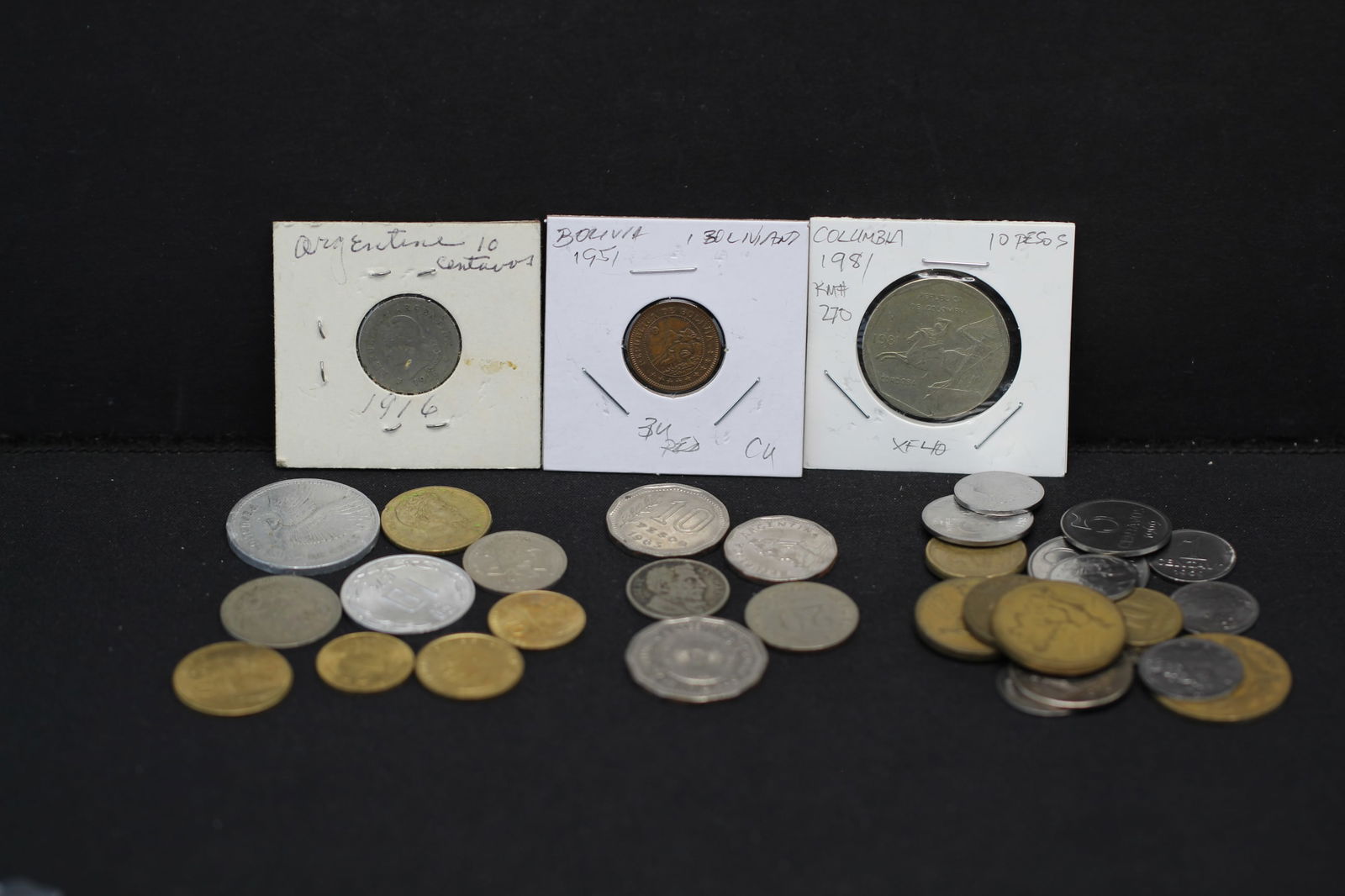 34 Assorted South American Coins (1 of 5)