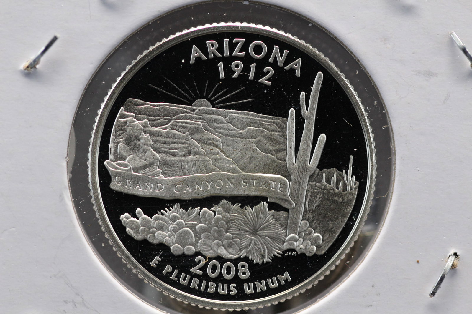 2008-S 90% Silver Arizona State 25c. Proof!: 2008-S 90% Silver Arizona State 25c. Proof!