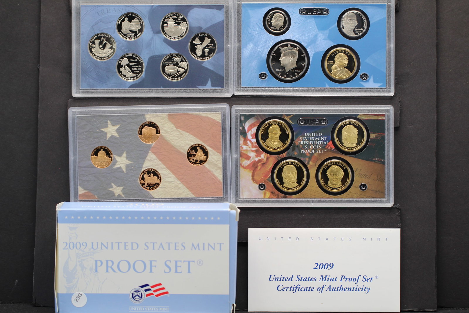 2009-S US Mint Proof Set; 18 Coin Set, OGP w/COA (1 of 11)