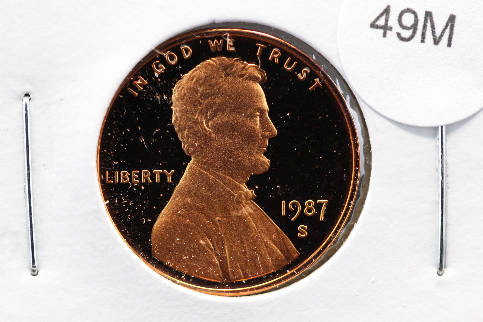 1987-S Lincoln Memorial Cent Deep Cameo Proof (1 of 3)