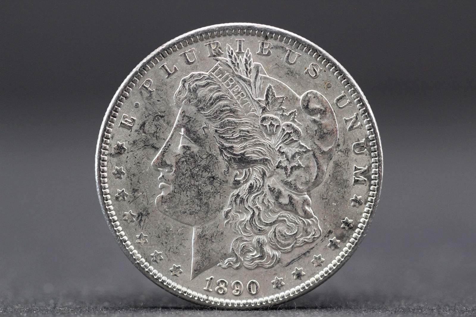 1890 Morgan Silver Dollar BU (1 of 2)