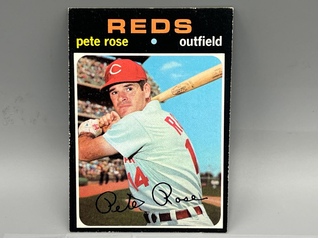 1971 Topps #100 Pete Rose / Reds (1 of 3)
