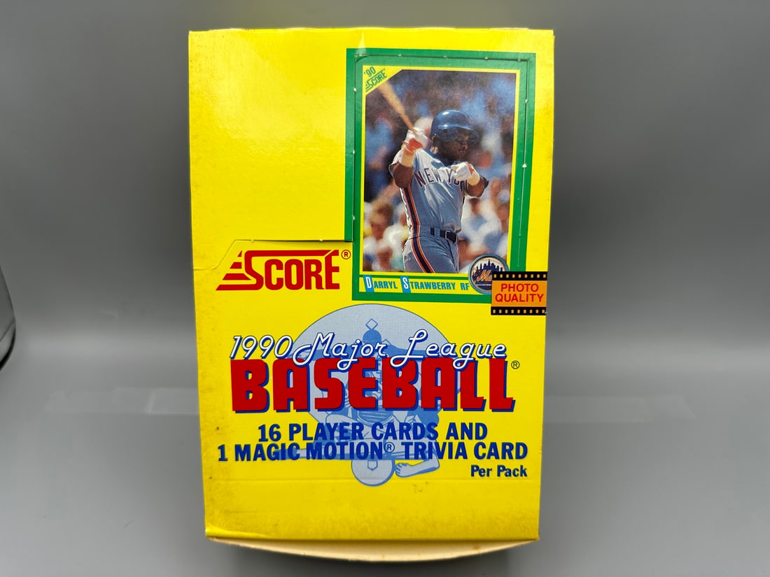 1990 Score Baseball Unopened Cello Box (1 of 2)