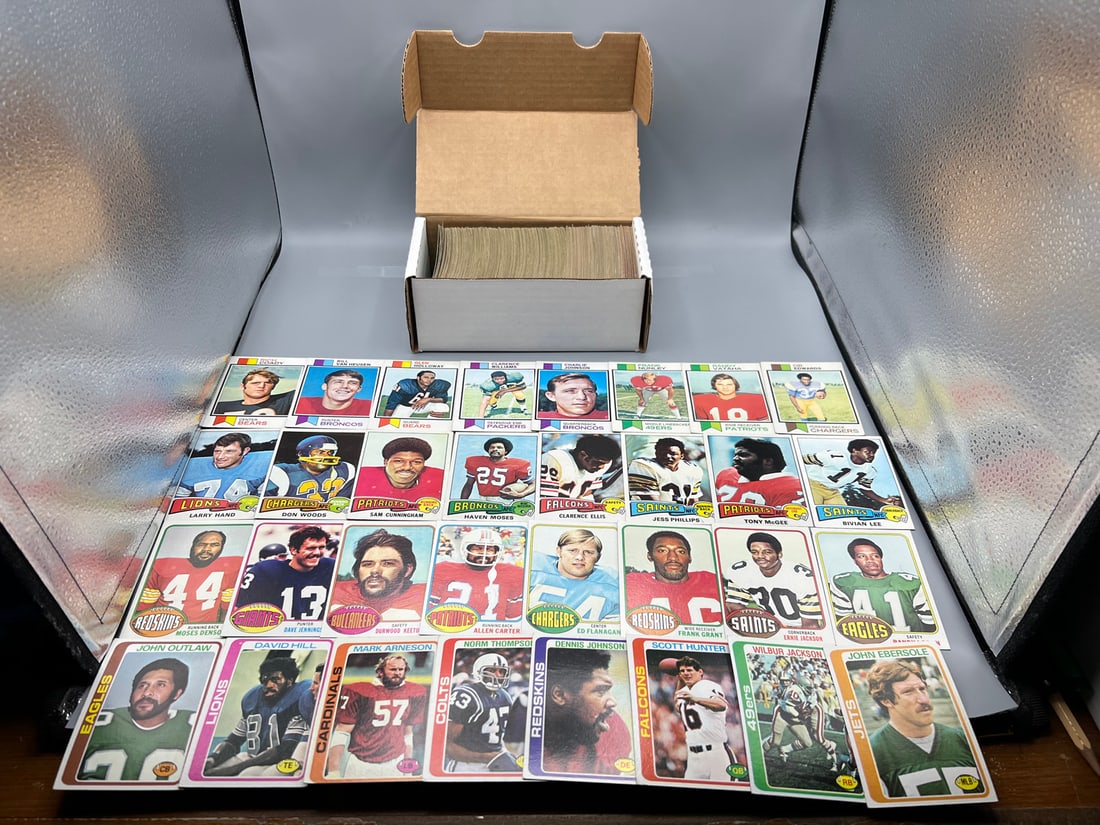 1970s Football lot, in order (73,75,76,&78): 1970s Football lot, in order (73,75,76,&78)