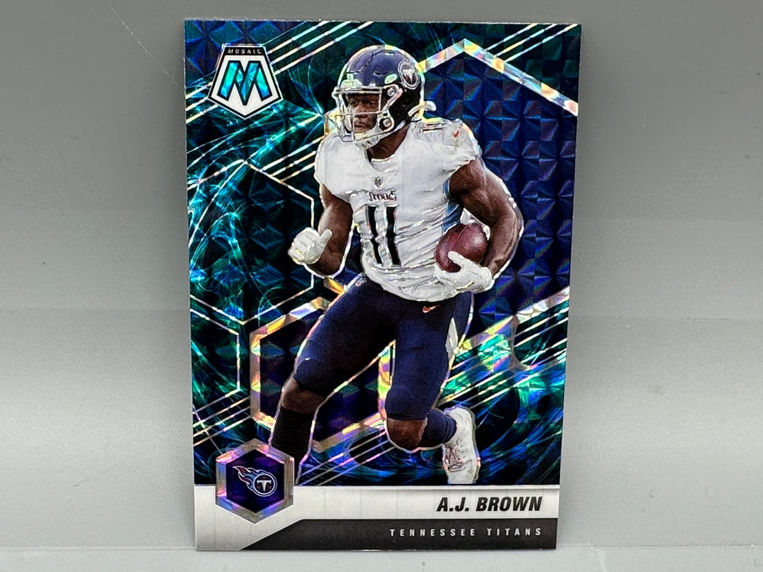 2021 Mosaic AJ Brown SP Genesis Refractor: 2021 Mosaic AJ Brown SP Genesis Refractor