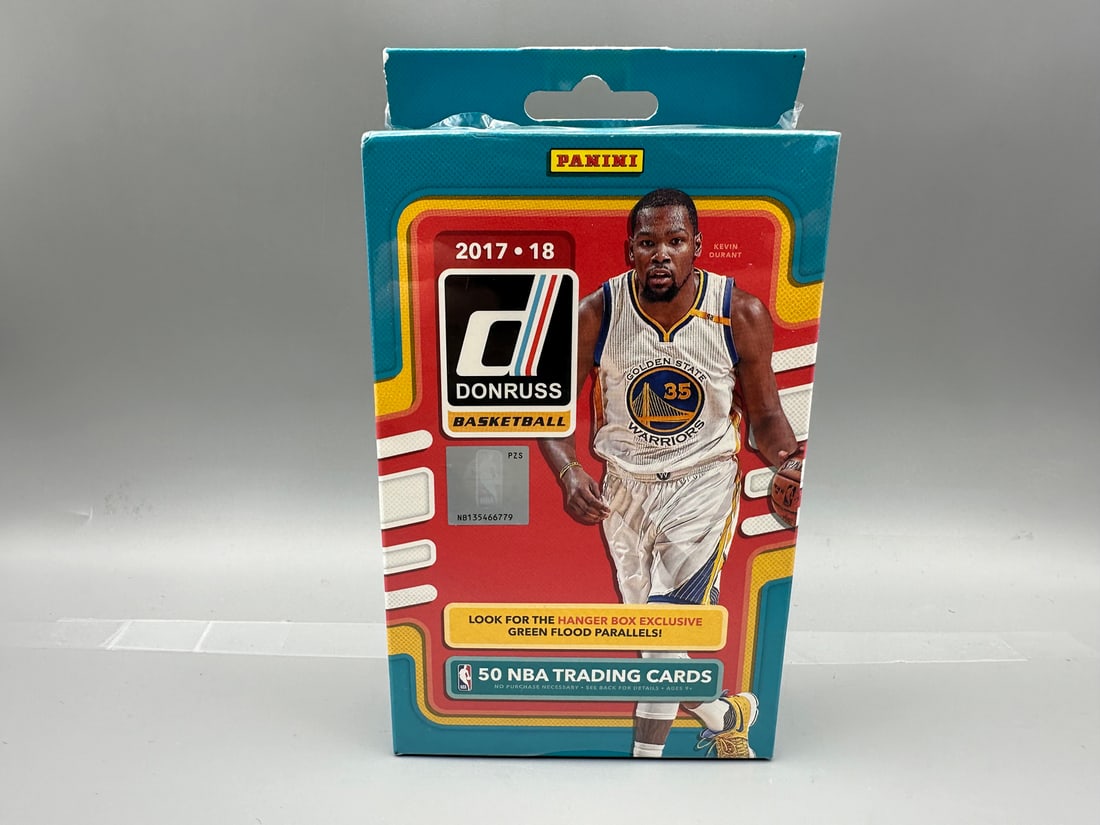2017-18 Donruss Basketball Unopened Hanger Box - Possible RCs of Jayson Tatum, Donovan Mitchell,: 2017-18 Donruss Basketball Unopened Hanger Box - Possible RCs of Jayson Tatum, Donovan Mitchell, De'Aaron Fox, Lauri Markkanen