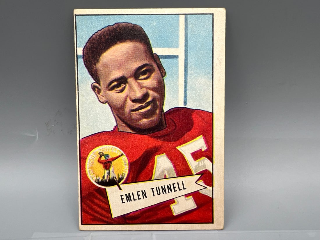 1952 Bowman Large #39 Emlen Tunnell (HOF) / Giants: 1952 Bowman Large #39 Emlen Tunnell (HOF) / Giants