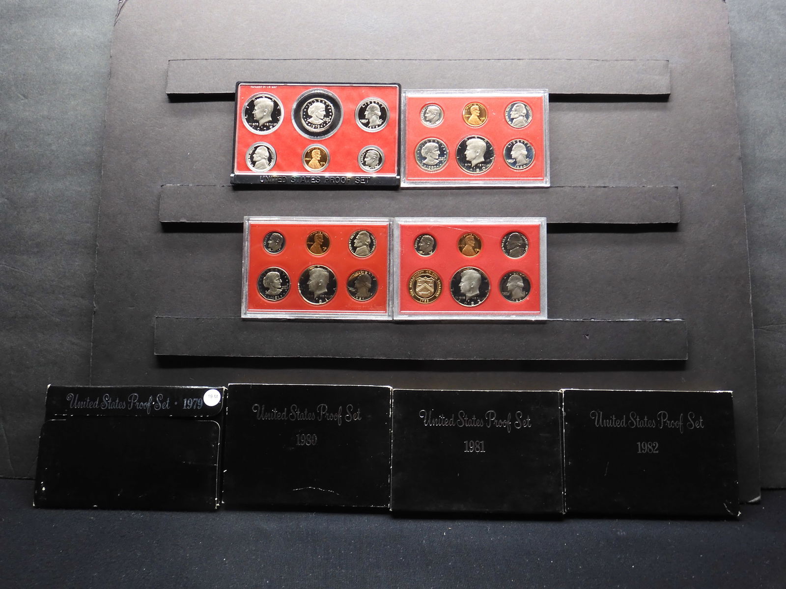 1979-S 1980-S 1981-S 1982-S United States Proof Sets With Original Gov't Packaging.  23 Coins. (1 of 9)