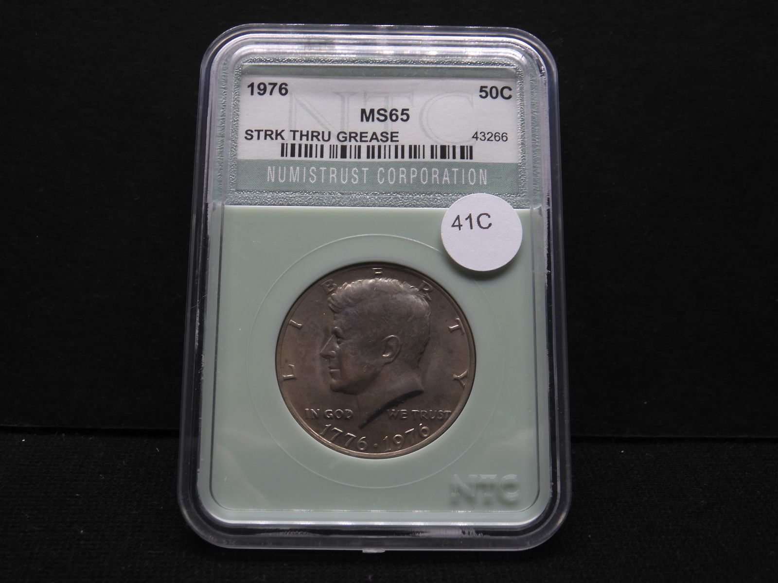 1976 Kennedy Half Dollar   Graded by NTC   MS 65 (1 of 4)
