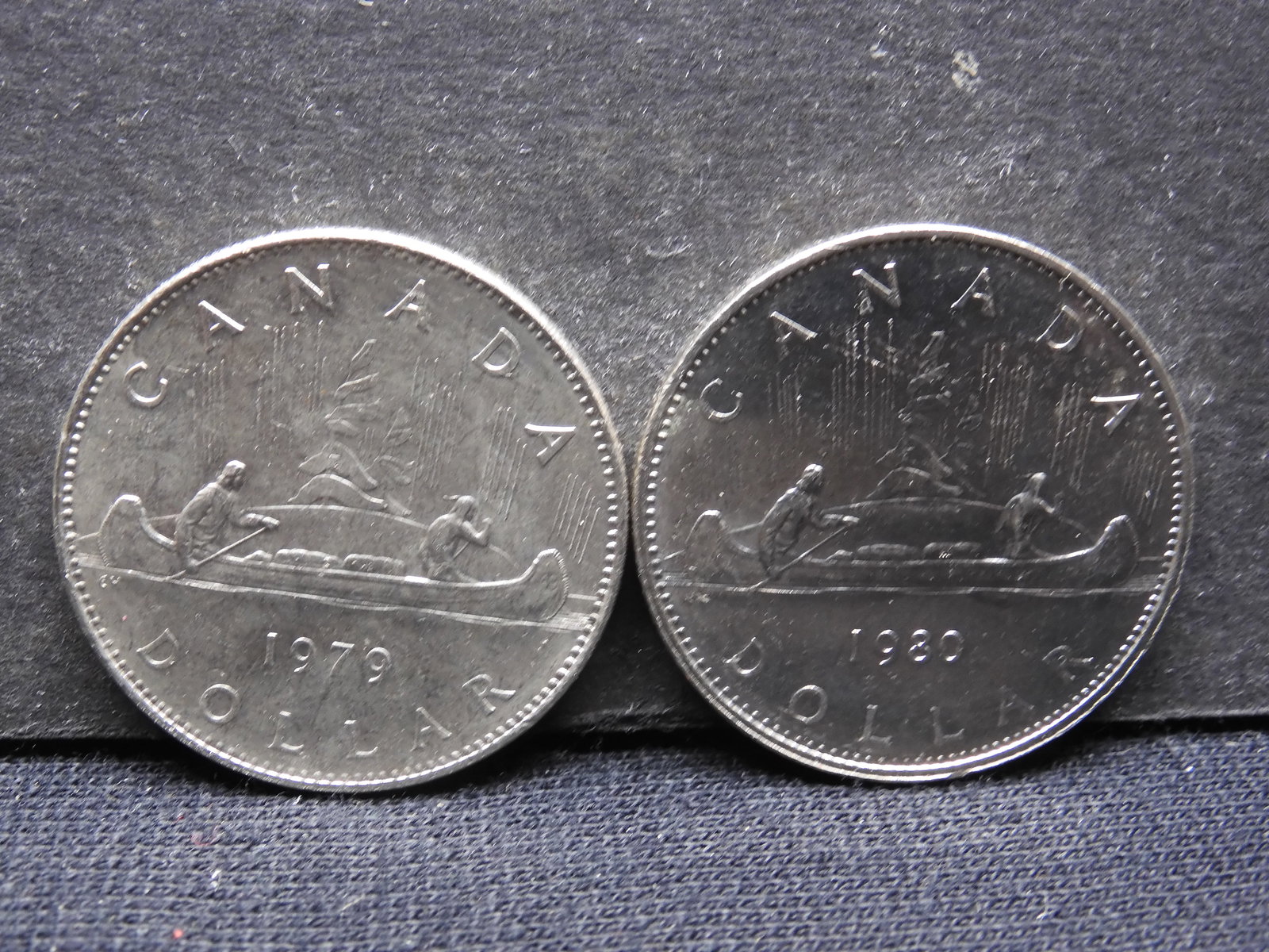 1979 & 1980 Canada Dollars  BU (1 of 2)