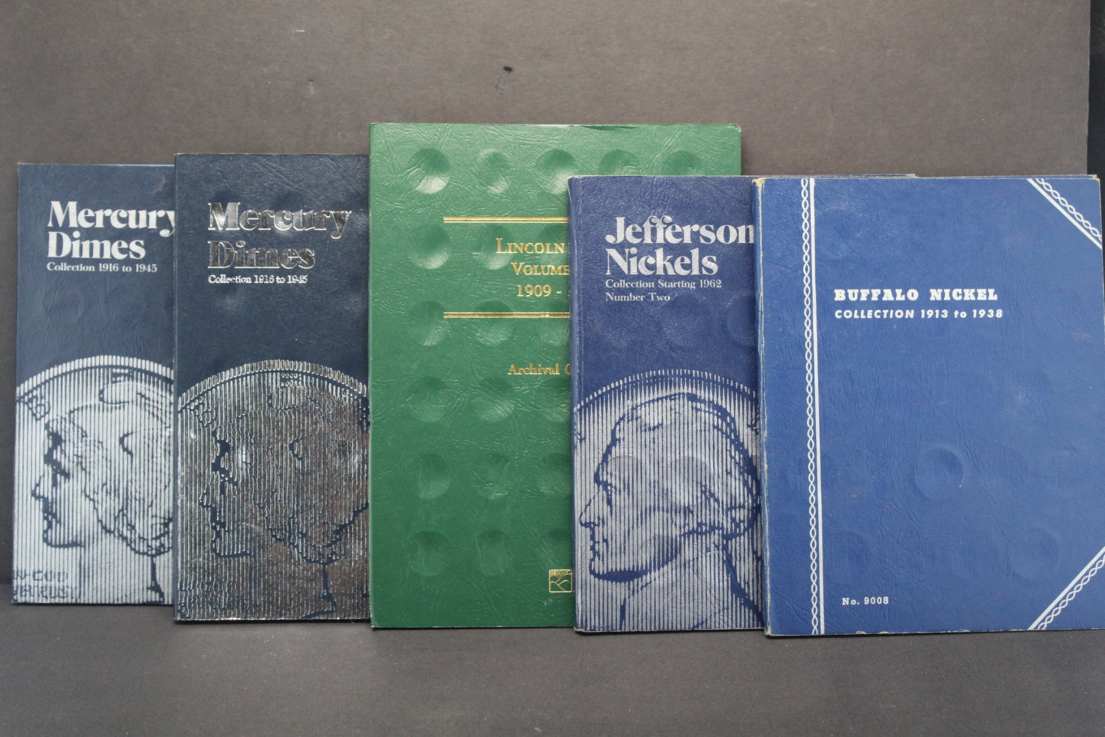 5 Empty Coin Albums (1 of 6)