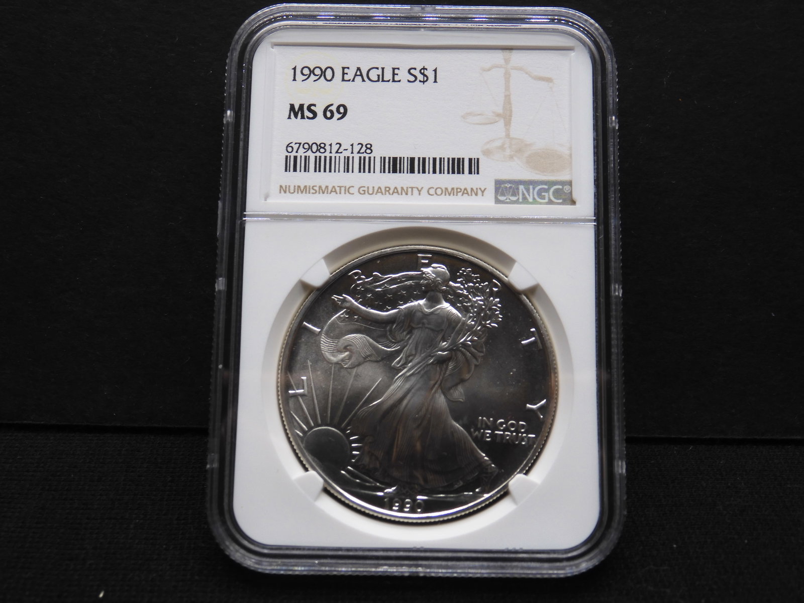 1990 American Silver Eagle - NGC MS69 (1 of 4)