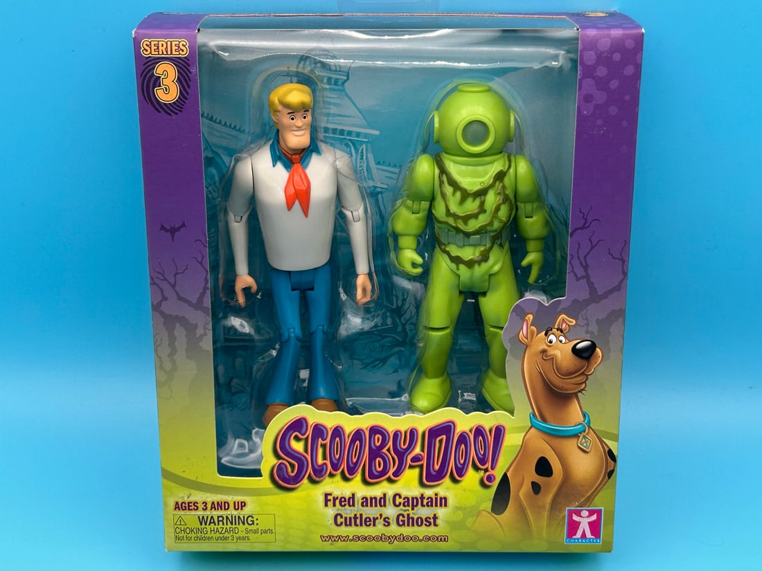 Character Options Scooby Doo Two Pack NIB - Fred and Captain Cutler's Ghost (1 of 2)