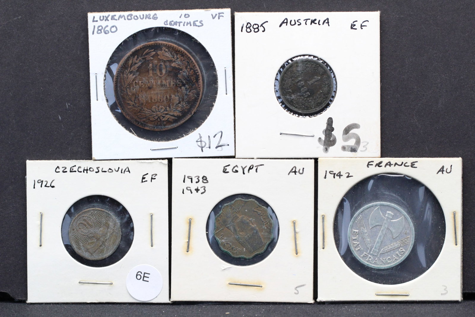 Lot of 5 Better World Coins (1 of 2)