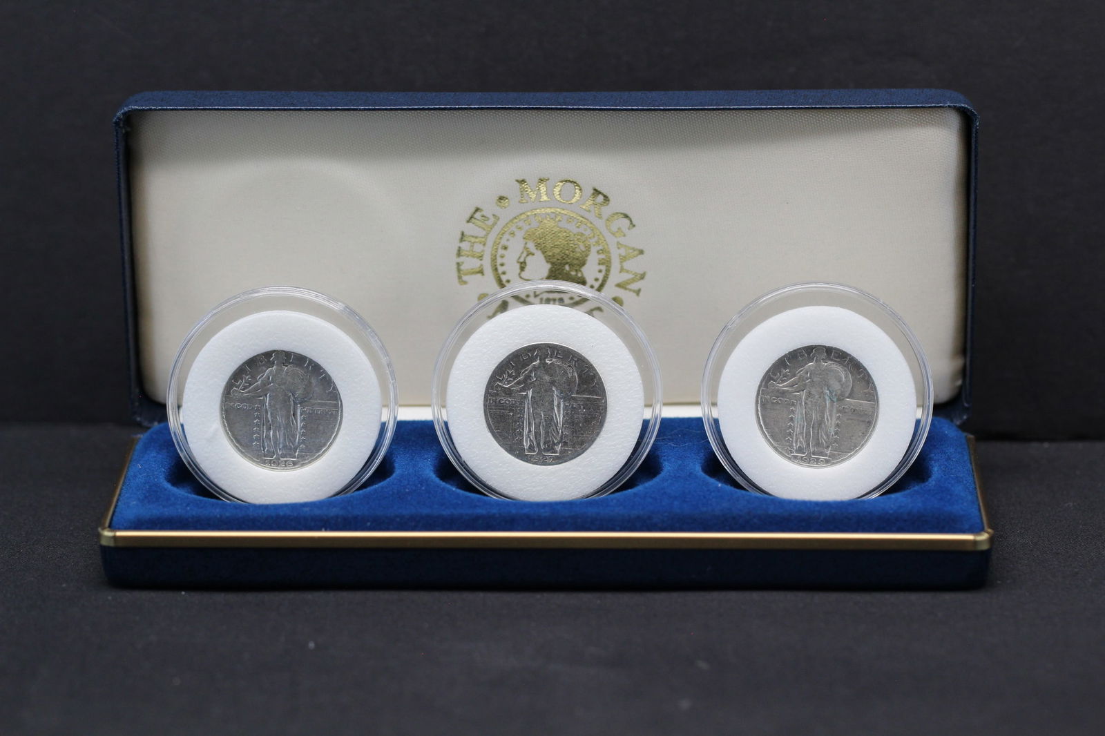 1926-S, 1927, 1929-D Standing Liberty Quarters, by the Morgan Mint. Nice Cond. (1 of 3)