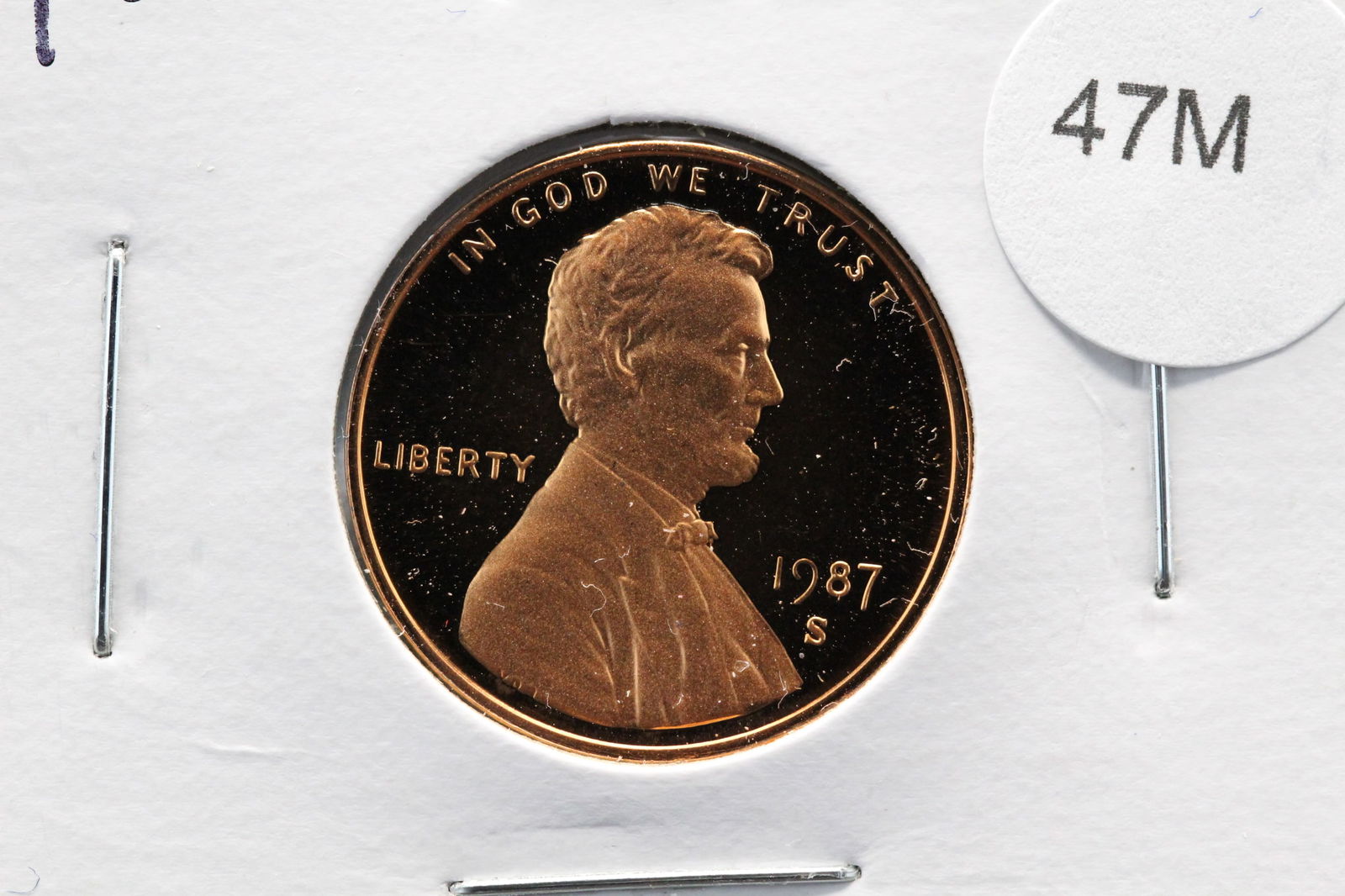 1987-S Lincoln Memorial Cent Deep Cameo Proof (1 of 3)
