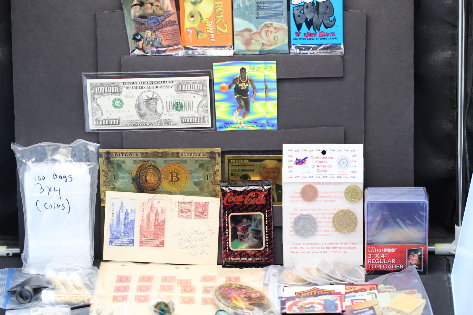 Grandpa's Huge Treasure's-Silver dimes-Rings-Tokens-Jewelry-Vials-Foreign coins-Vintage Tax (1 of 11)