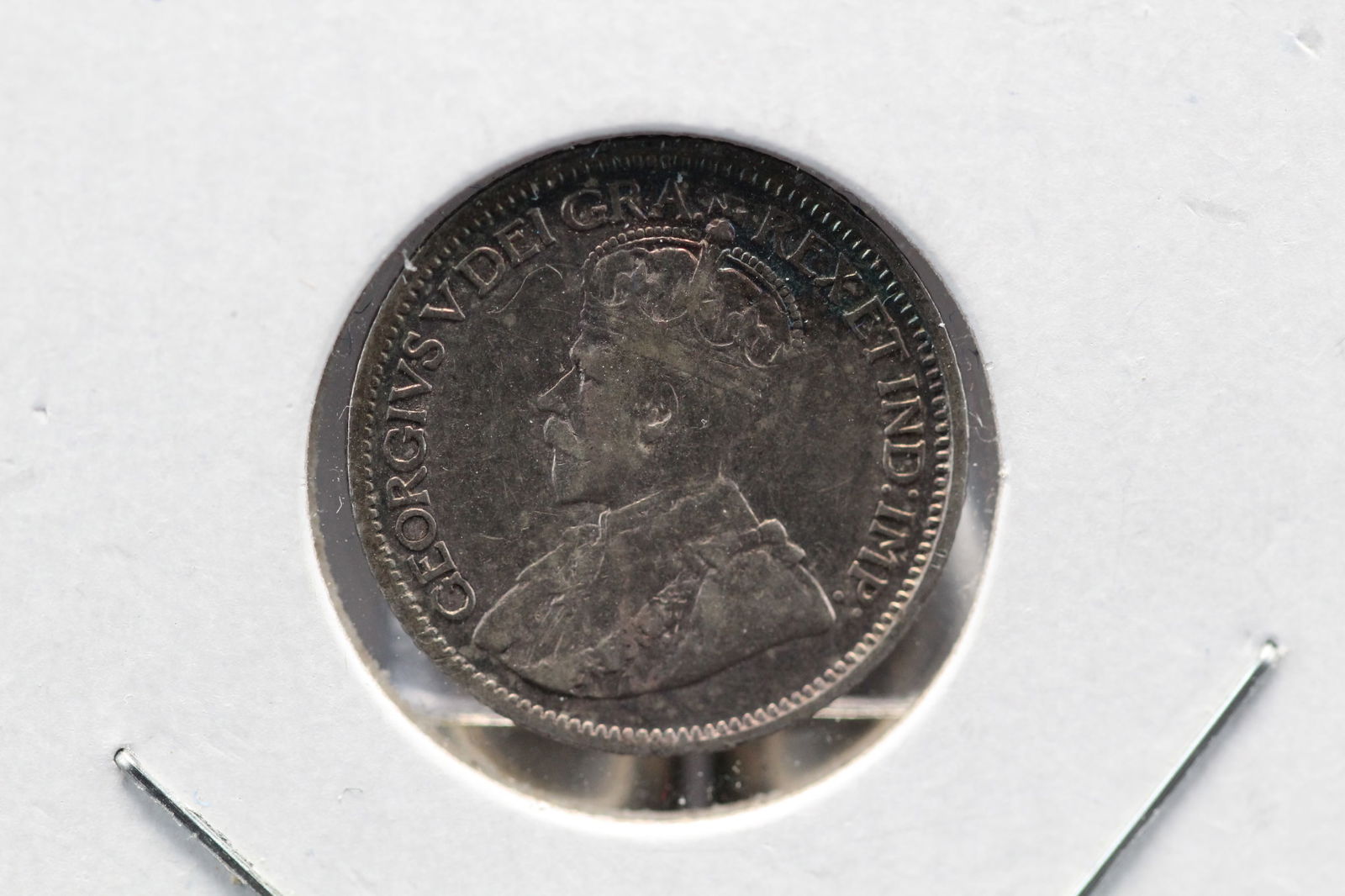 1914 Canada 10 cents. XF. Some blue toning (1 of 3)