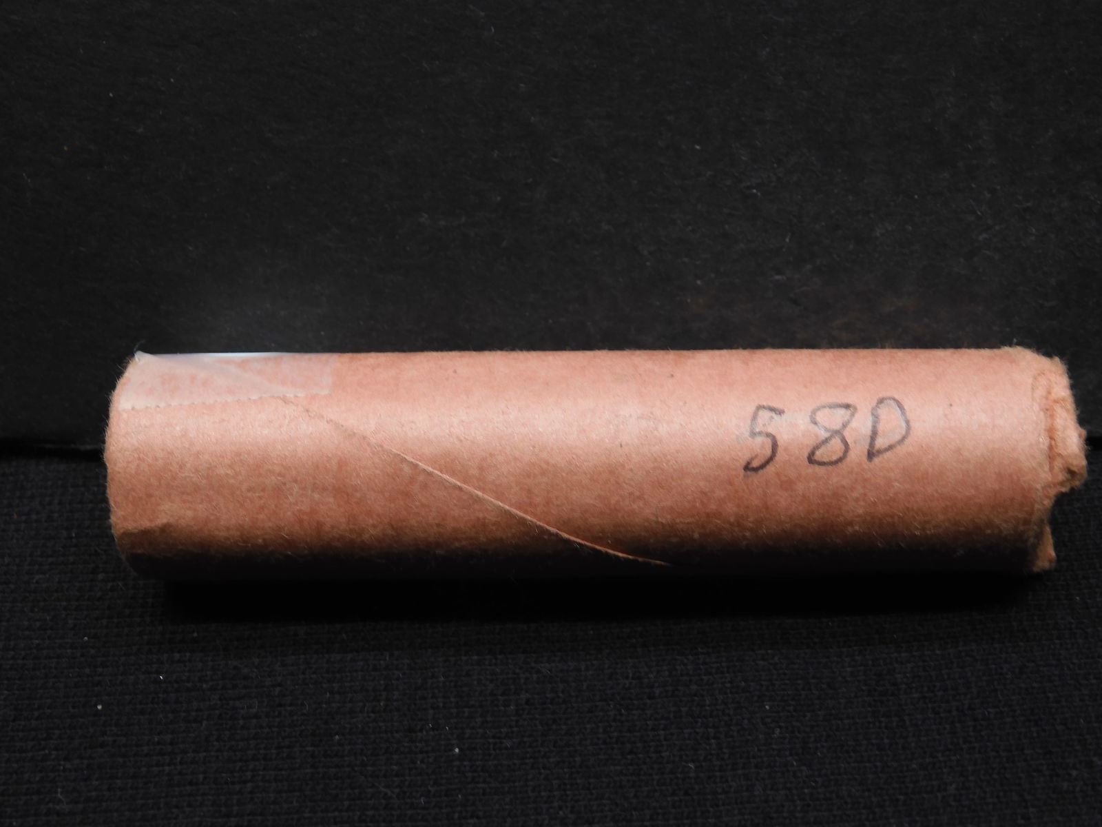 Roll Of 50 Brilliant Uncirculated 1958-D Lincoln Wheat Cents In Original Federal Reserve Bank (1 of 3)