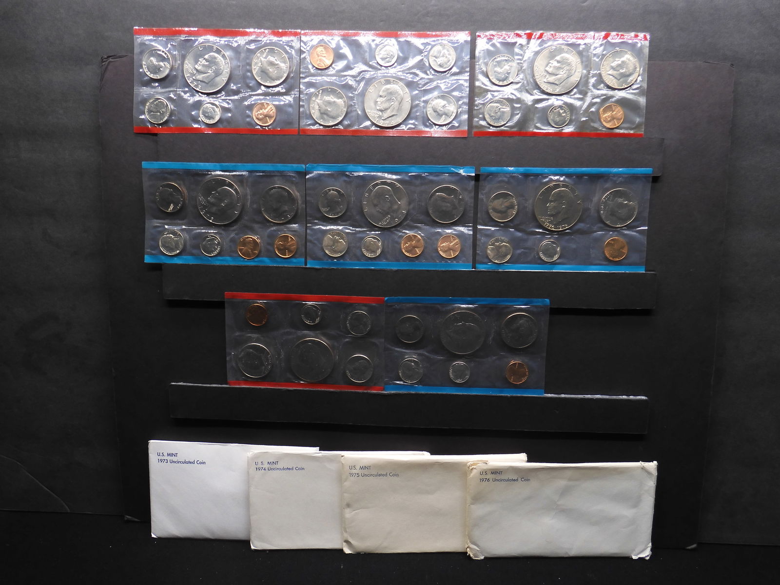 1973 P&D 1974 P&D 1975 P&D 1976 P&D United States Mint Sets With Original Gov't Packaging.  50 (1 of 13)