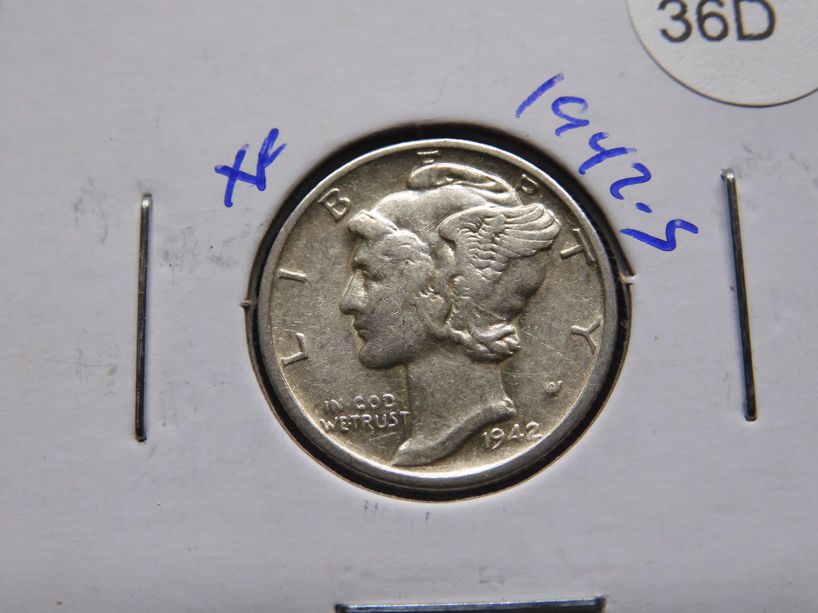 1942-S Silver Mercury Dime (1 of 3)