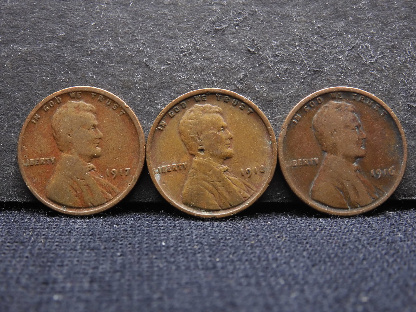 1916, 1917, 1918 Wheat Pennies WWI Era!: 1916, 1917, 1918 Wheat Pennies WWI Era!