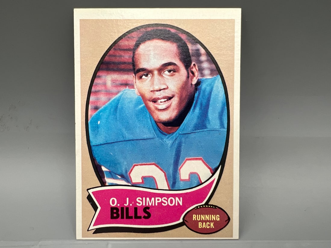 1970 Topps OJ Simpson RC #90 (1 of 2)