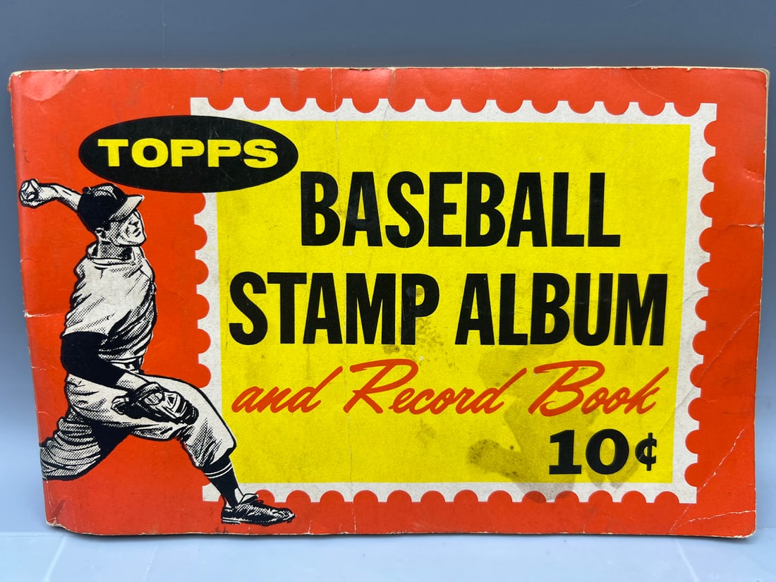 1962 Topps Baseball Near Complete Stamp Album W/ Many Stars - Mickey Mantle, Willie Mays, Hank (1 of 20)