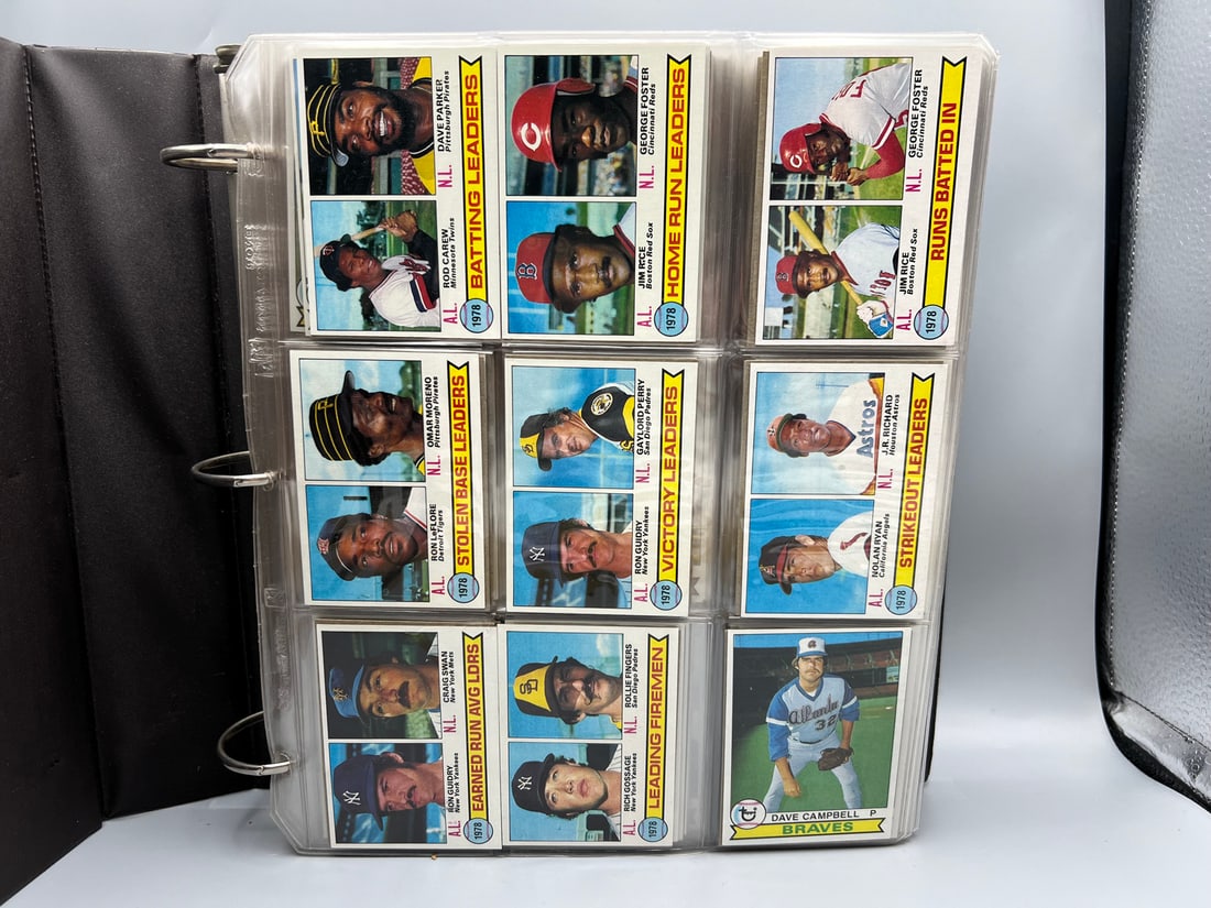 1979 Topps Baseball Complete Set W/ Ozzie Smith RC In Binder - Varying Conditions (1 of 4)