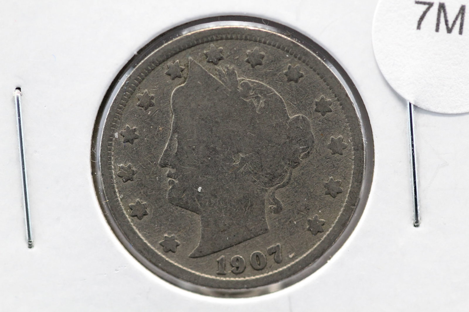 1907 Liberty V Nickel: 1907 Liberty V Nickel