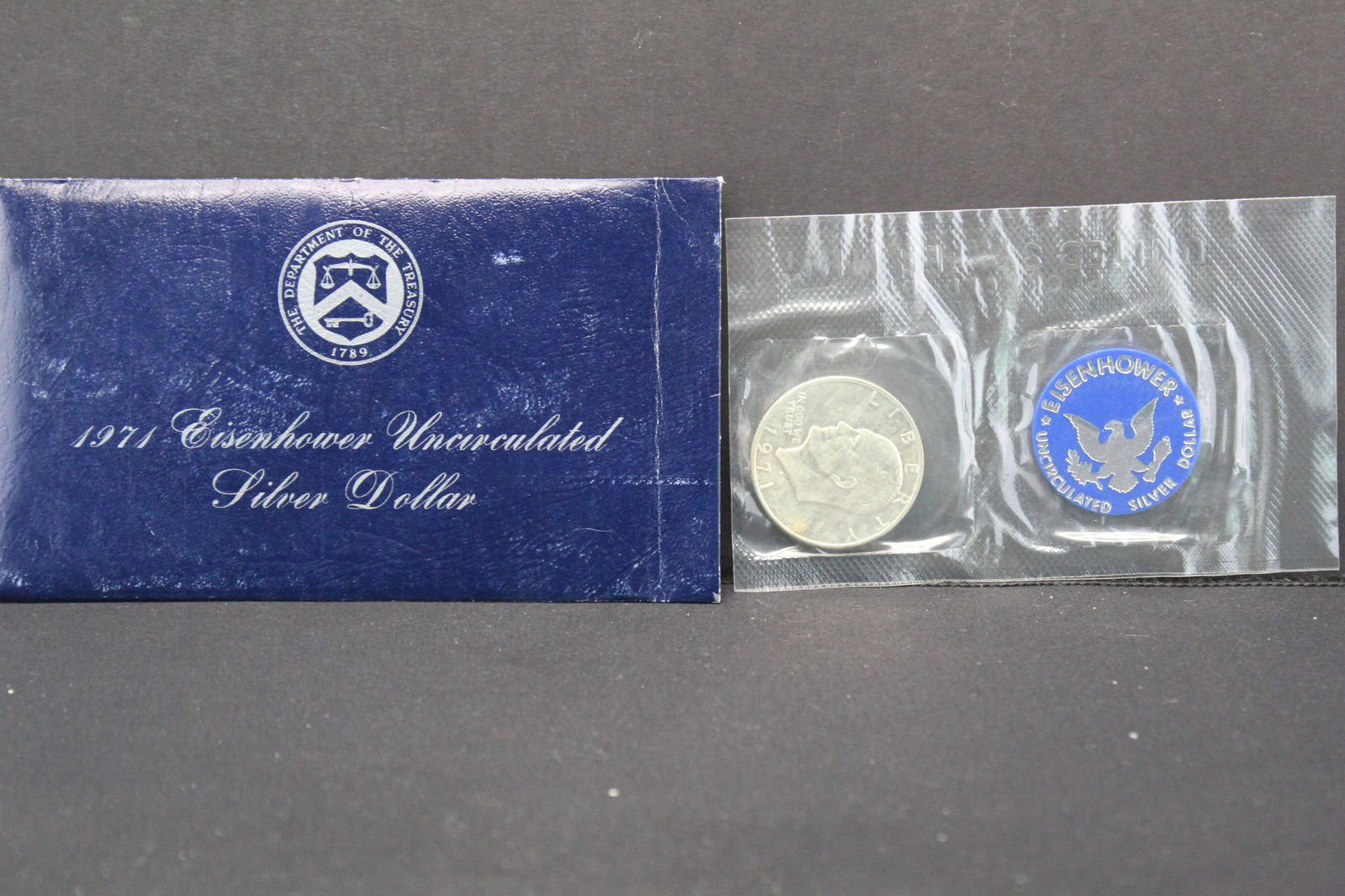 1971-S Uncirculated Eisenhower Silver Dollar (1 of 3)