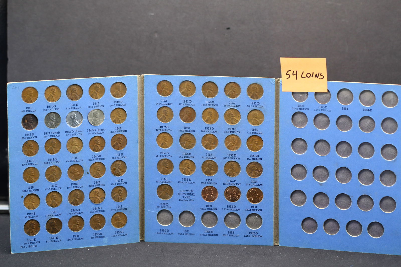 Complete Lincoln Cent Collection #2 Starting in 1941 (1 of 4)