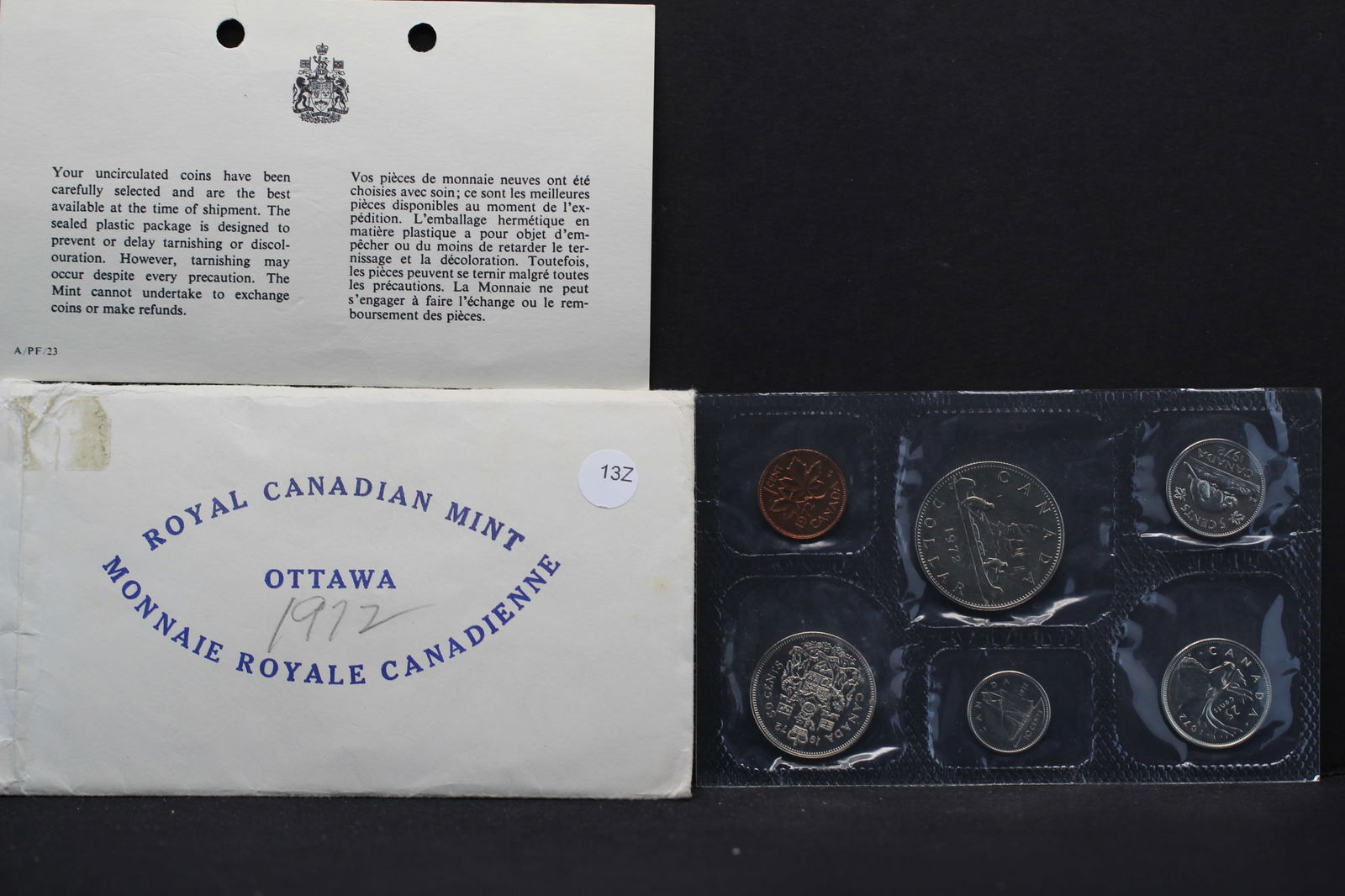 1972 Canada Uncirculated Mint set (1 of 4)
