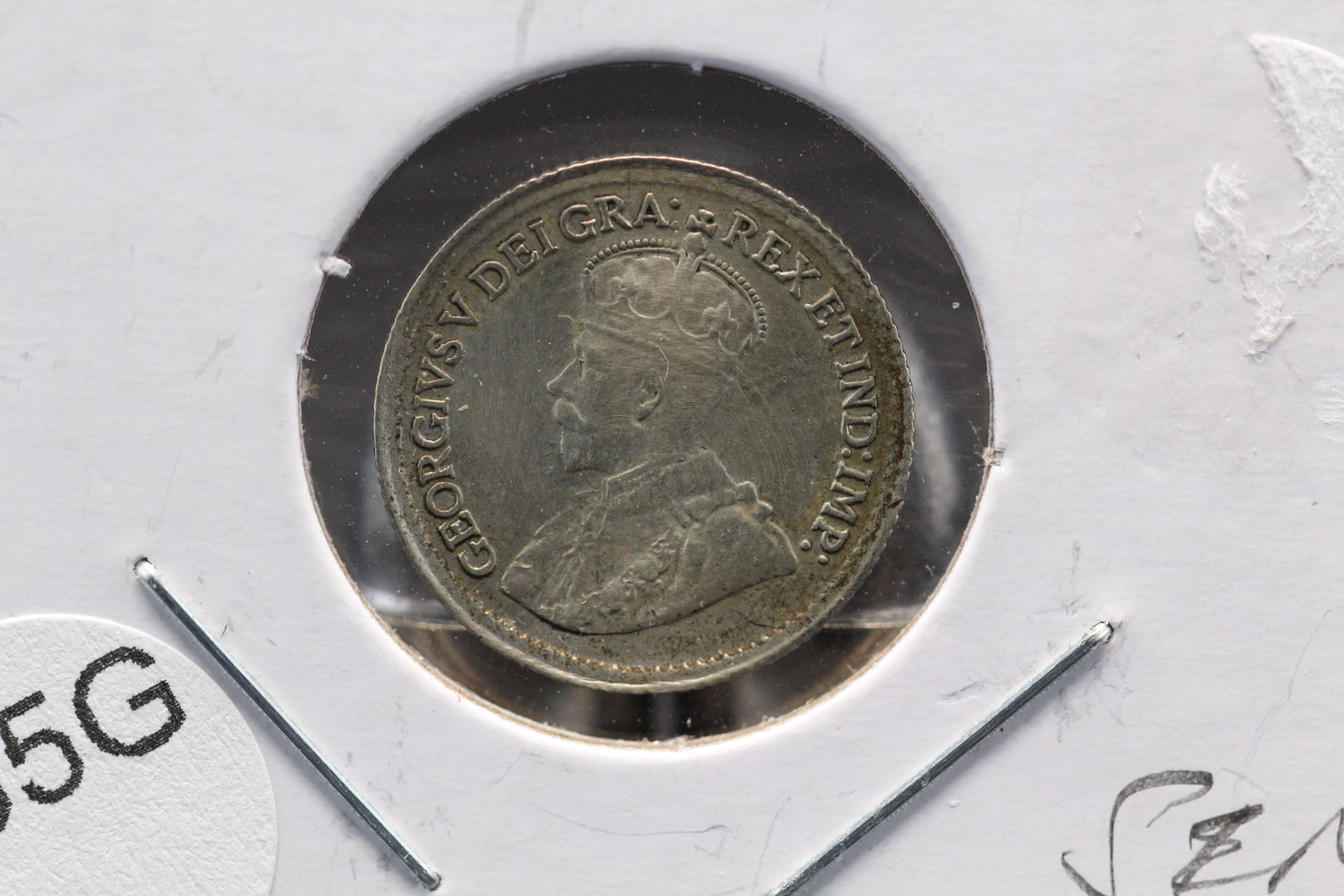 1920 Canada 5c. SEMI KEY. SCARCE. 92.5% Silver. CH UNC (1 of 3)
