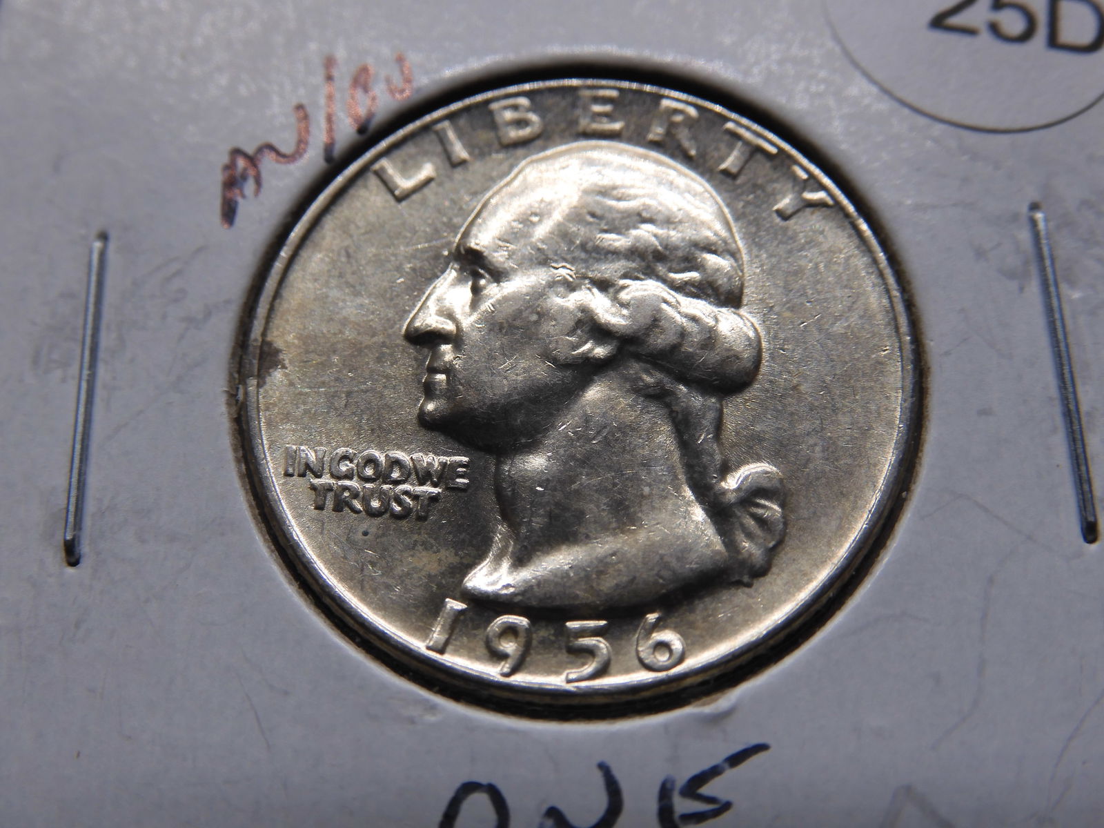 1956-D Silver Washington Quarter (1 of 3)