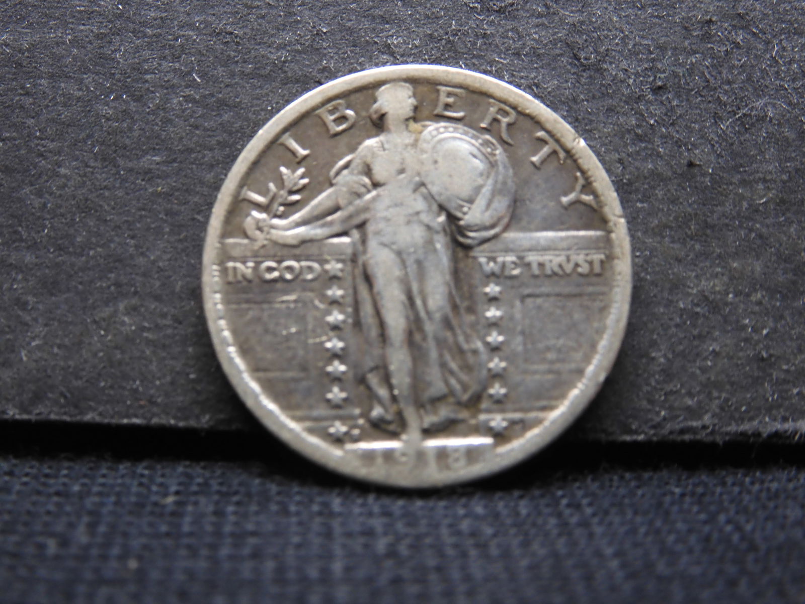 1918-S Standing Liberty Quarter - VF (1 of 2)