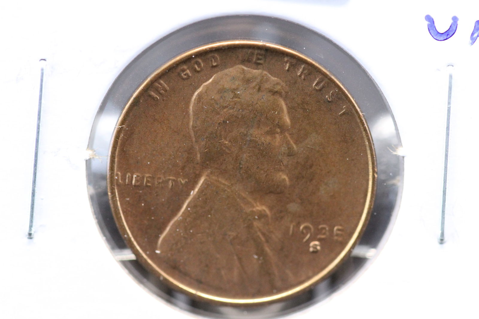1935-S Lincoln Cent. Nice UNC. Very Scarce. (1 of 3)