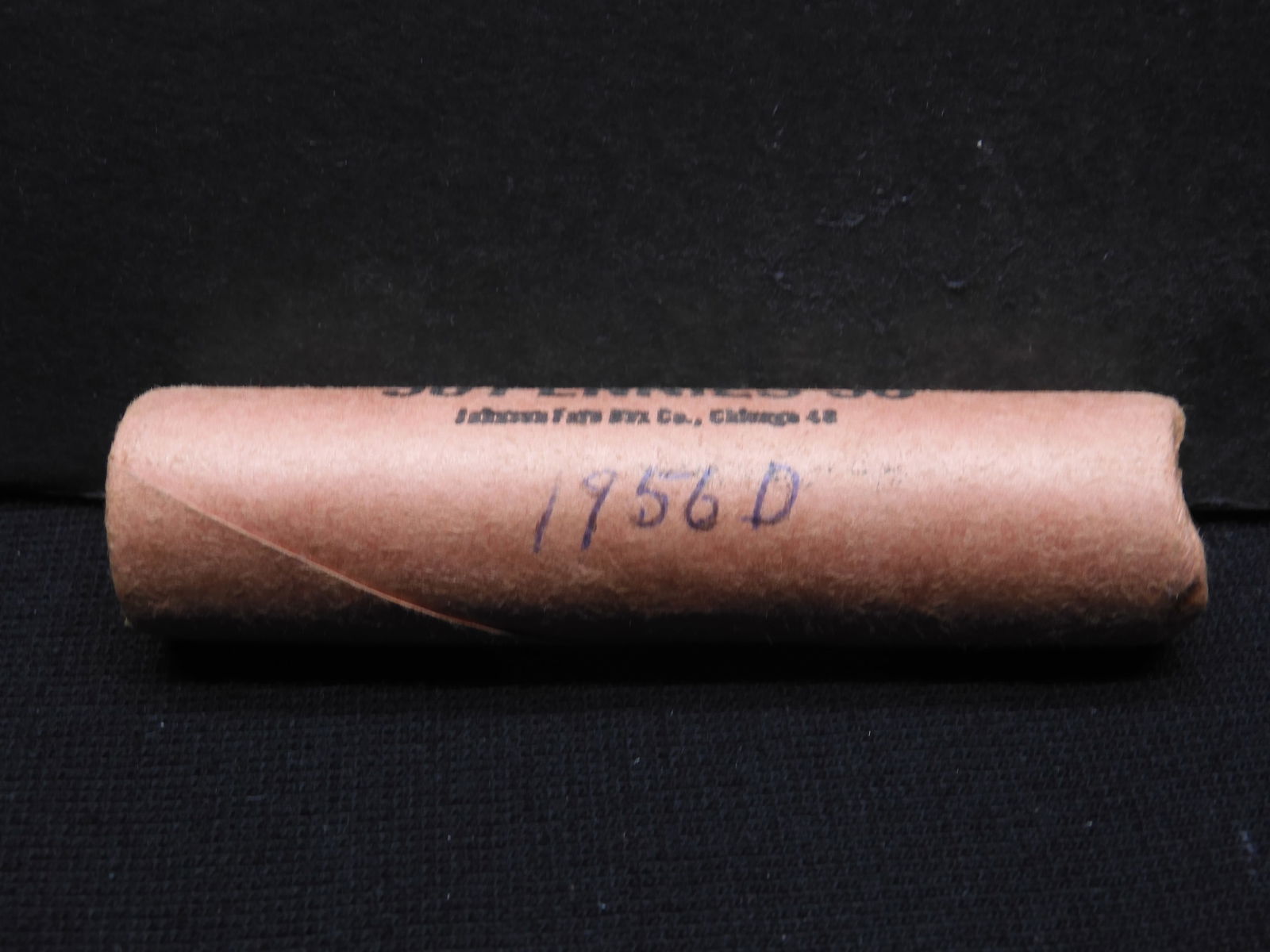 Roll Of 50 Brilliant Uncirculated 1956-D Lincoln Wheat Cents In Original Federal Reserve Bank (1 of 3)