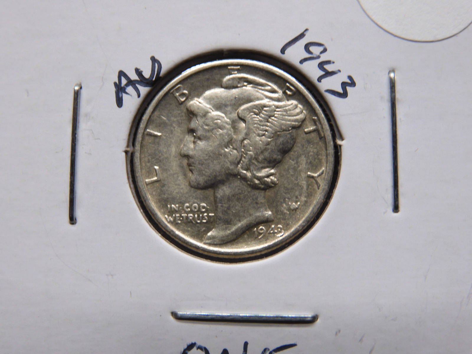 1943 Silver Mercury Dime (1 of 3)