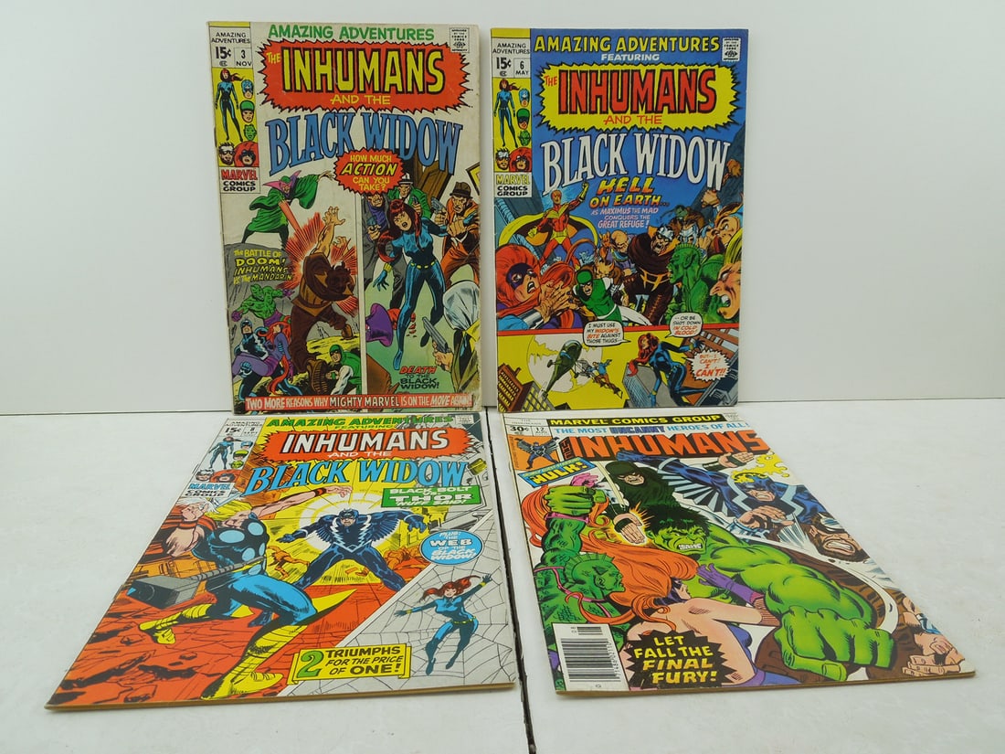 Lot of (4) Amazing Adventures Comic Books - Varying Conditions (1 of 3)