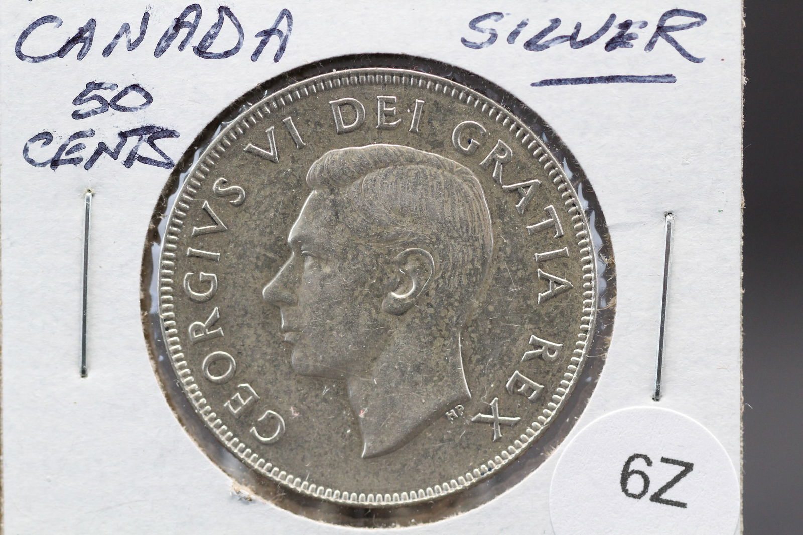 1951 Canada 80% Silver 50 Cent,  KM#46 (1 of 3)