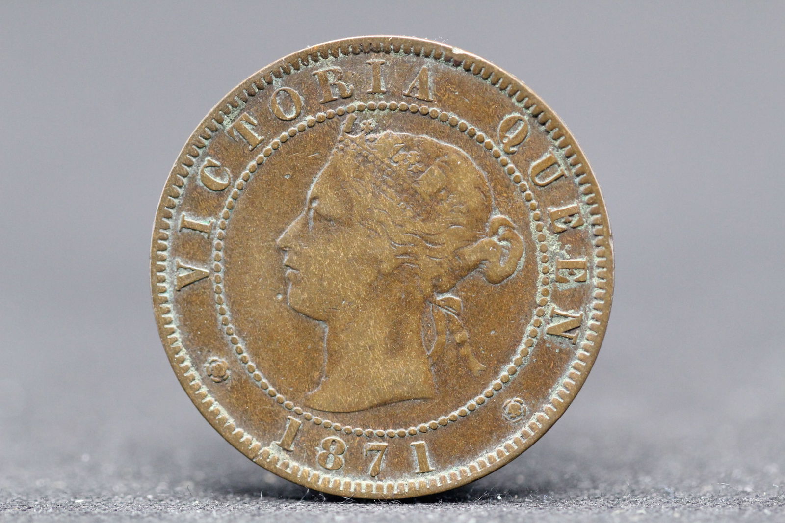 1871 P.E.I, VF/Great Details, Canada One Cent, 153 years old! (1 of 2)