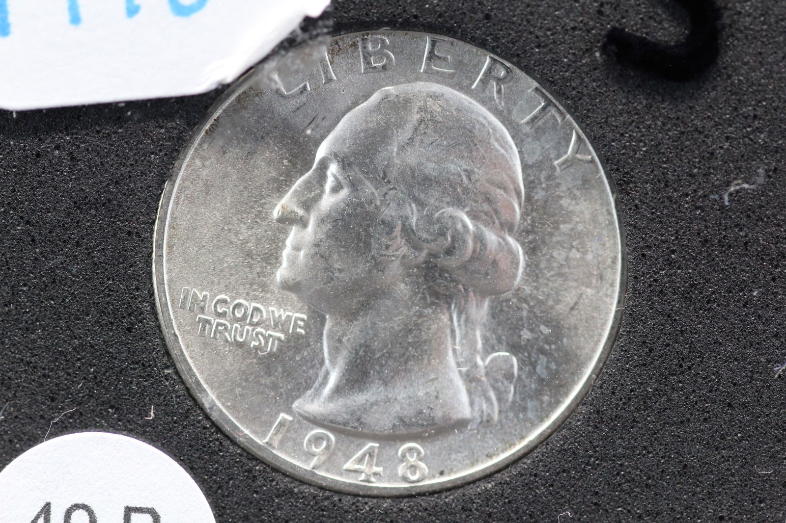 1948-S Silver Washington Quarter Unc. (1 of 3)