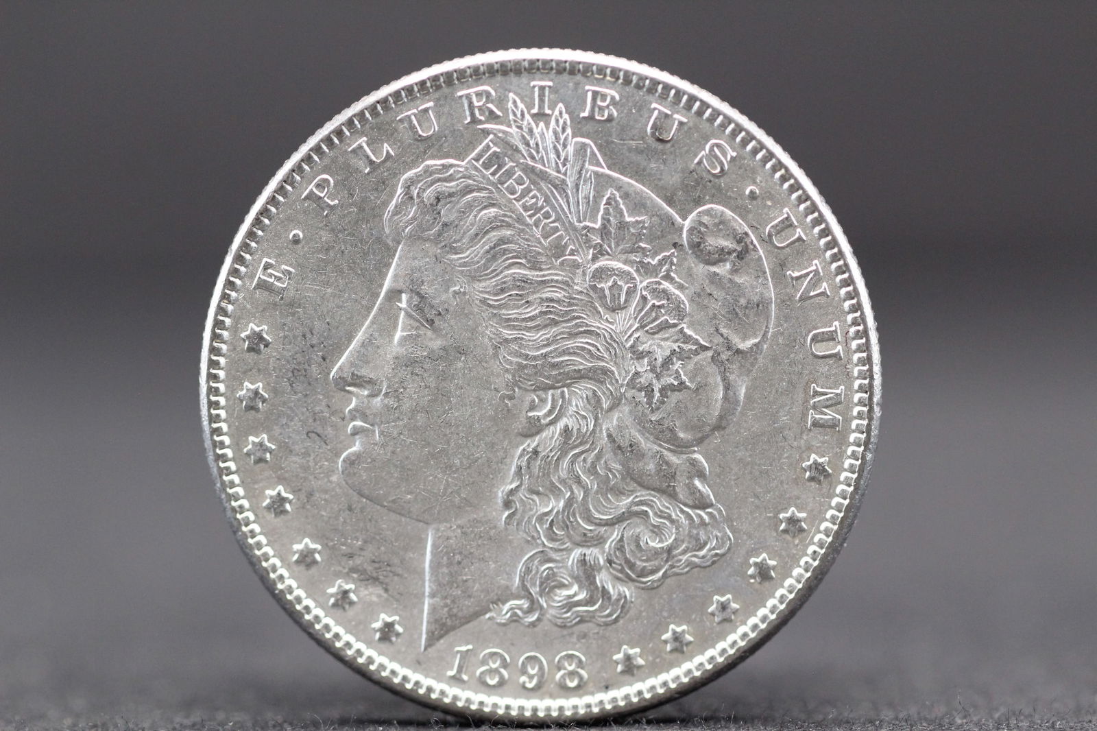 1898 Morgan Silver Dollar BU (1 of 2)