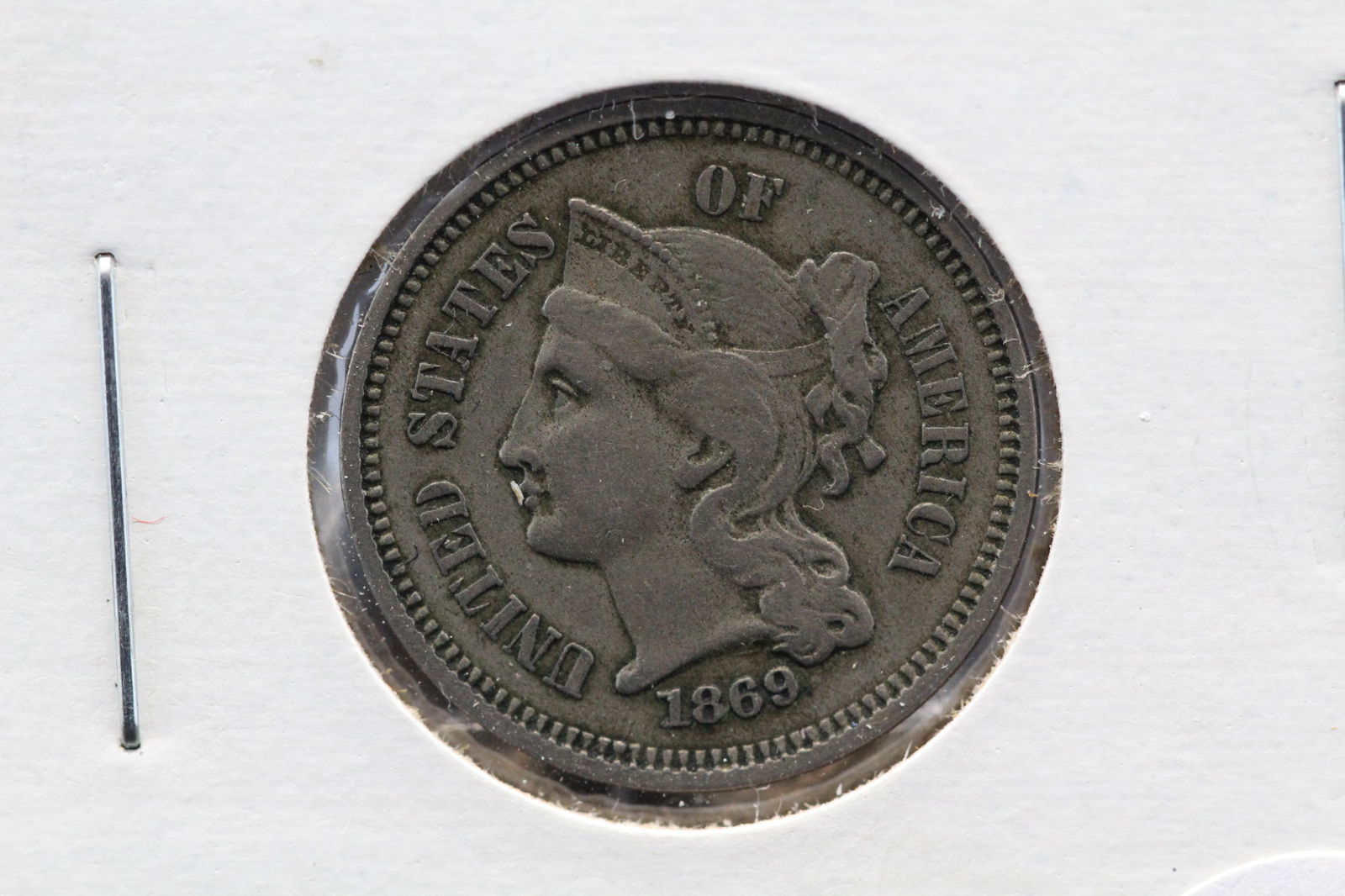 1869 Three Cent Nickel (1 of 3)