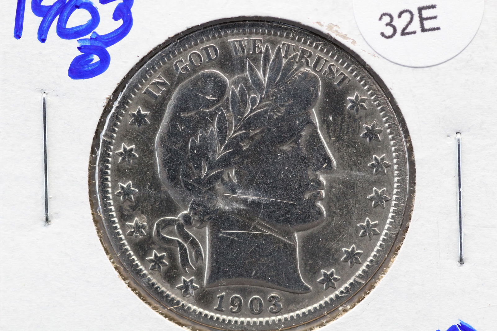 1903-O Barber 50c. High Grade. 90% Silver (1 of 3)