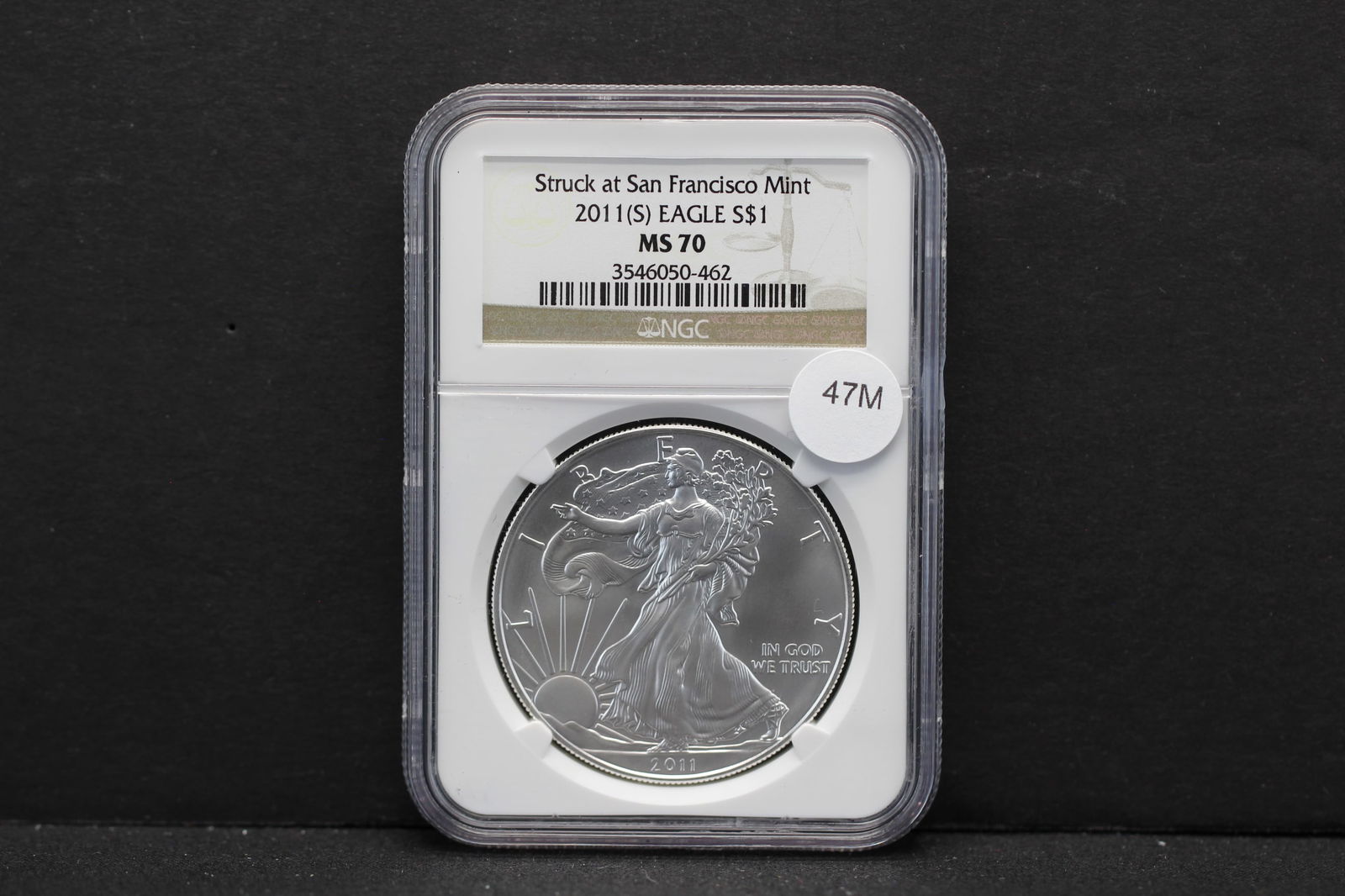 2001-S American Silver Eagle NGC Graded MS70 (1 of 4)