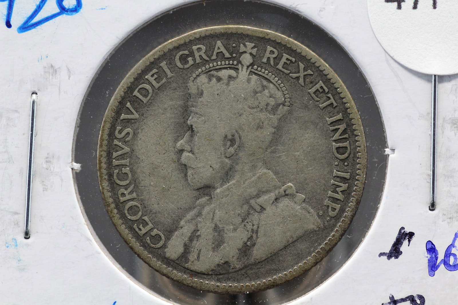 1928 Canadian 25 Cent: 1928 Canadian 25 Cent