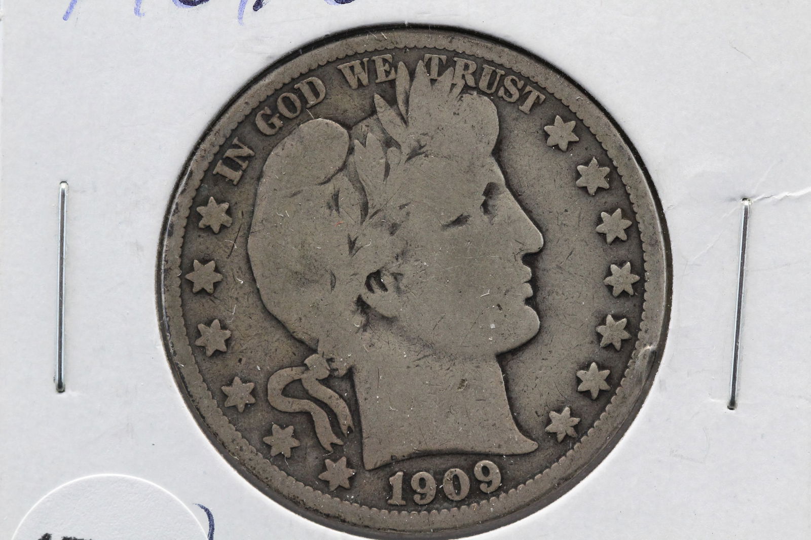 1909-O Barber Half Dollar (1 of 3)